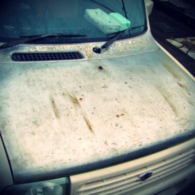 ラパン ボンネットとルーフの塗装を剥離してくれ 地獄のルーフ編 Good Fellasへようこそ