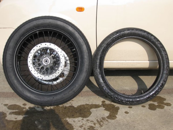 自力で出来るのか!? フロントホイール＆タイヤ交換 その④ : GOOD