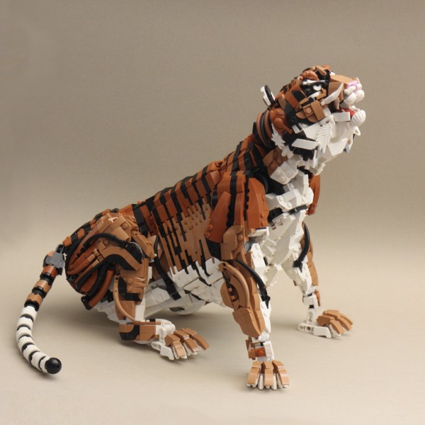 五虎退 フルセット 45 LEGO / トラ (3代目) : DeRaのLEGOブロッグ