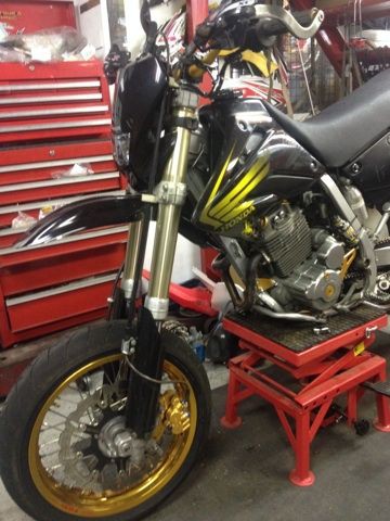 Xr250モタードカスタム 続き ぢ７３のぶろぐ