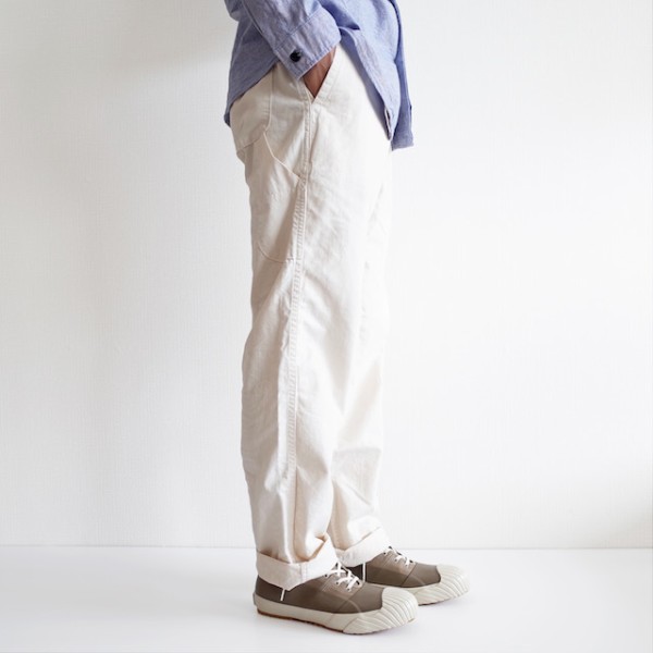 美品　orSlow オアスロウ フレンチワークパンツ XS オフホワイトきなり orSlow French Work Pants - Ecru