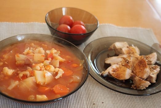 脂肪燃焼スープダイエット5日目 ガイアの食日記