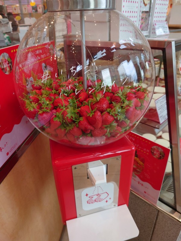 百貨店】阪神のいちごバレンタインでサクマのいちごミルクと
