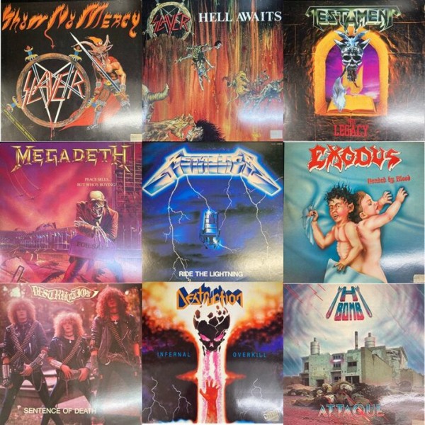 ヘヴィメタル,スラッシュメタルの新着中古レコード一挙40点以上入荷