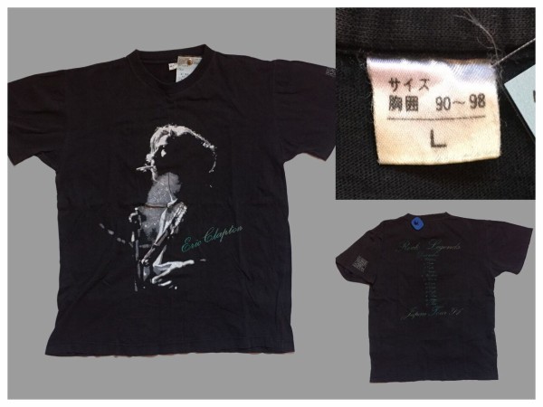 GEOGE HARRISON with ERIC CLAPTON Tシャツ L GEOGE HARRISON with ERIC CLAPTON Tシャツ L Vintage Original