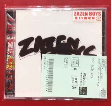 送料無料 通販 激安 J-POP】ZAZEN BOYS 初期作～最新作 中古CD＆Blu-ray 一挙入荷 邦楽
