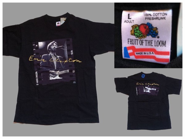 T-SHIRT】90'S VINTAGE！ERIC CLAPTON Tee 複数入荷 : ディスク
