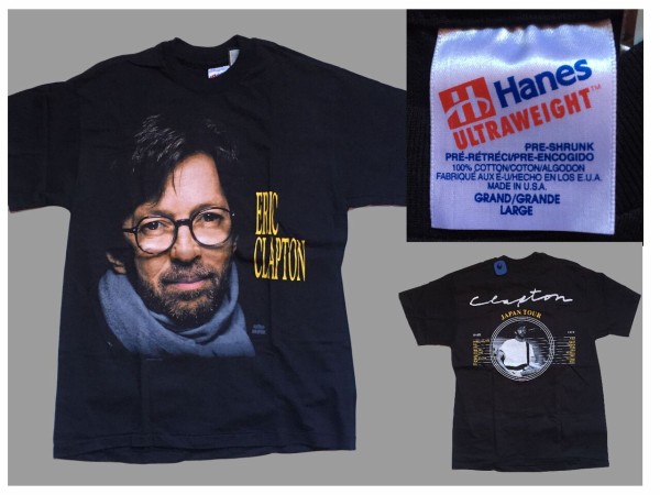 Eric Clapton2009年japan tour記念 Tシャツ Eric Clapton2009年japan tour記念 Tシャツ Eric Clapton2009年