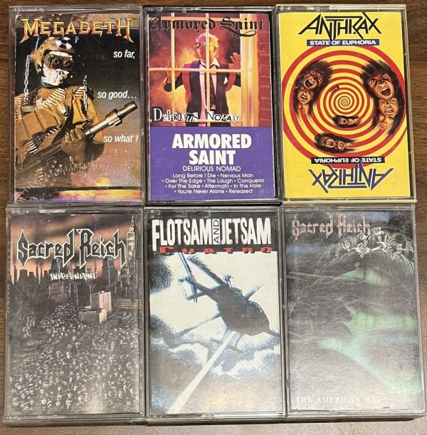 6/2(月)【中古新入荷】メタル中古カセットテープがまとめて入荷 6/2(月)【中古新入荷】メタル中古カセットテープがまとめて入荷