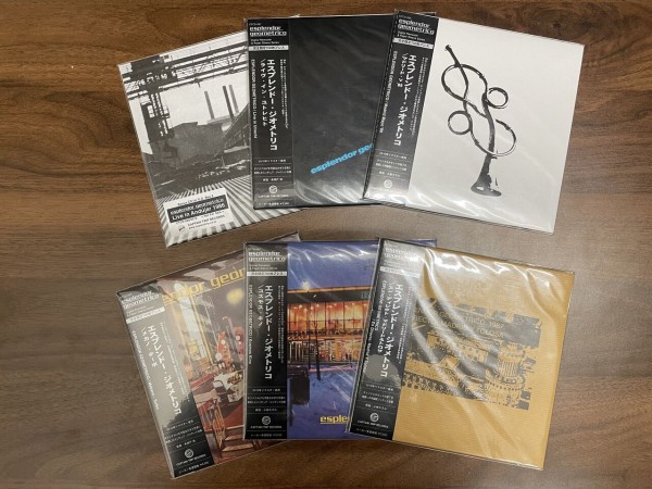 アルフレード・ティゾッコ　紙ジャケCD×6タイトル（シリーズ揃）　イタリア 6/12(木) Esplendor Geometricoの稀少中古CD-BOXが入荷したしま