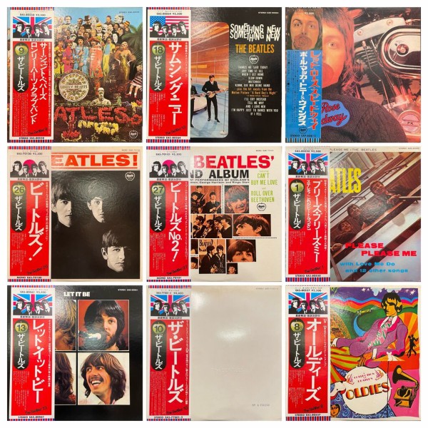 【レア帯付きあり】ポール・マッカートニー レコード6枚 ビートルズ ウイングス 6/13(金) ビートルズの英国旗帯盤(稀少WL！！)がまとまって入荷