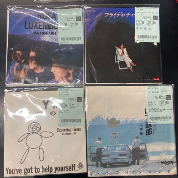 12/1(月)日本のロックポップスレコード/7inch 中古品リスト