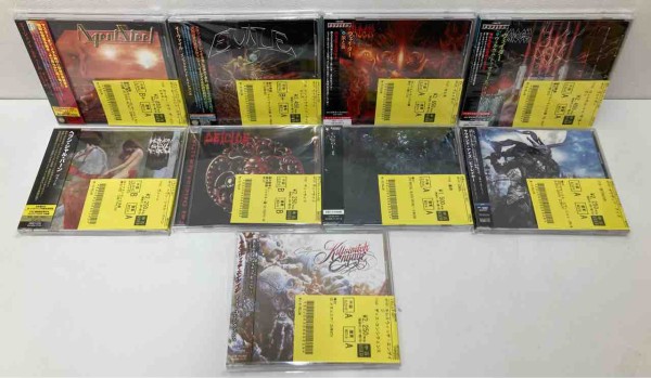 スラッシュ/デス系の廃盤規格中古CDがまとまって入荷いたしました