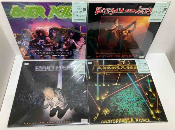 スラッシュメタル】オリジナル盤を中心にスラッシュメタル中古レコード