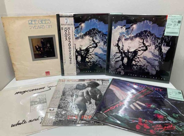 U2、BAUHAUS、DEPECHE MODEなどロック中古レコードがまとめて入荷
