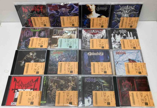 廃盤品を含むデスメタル中古CDが入荷いたしました。 : ディスク