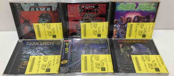 スラッシュ/デス系の廃盤規格中古CDがまとまって入荷いたしました