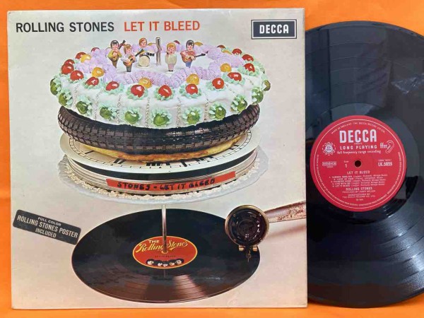 ローリング・ストーンズ「LET IT BLEED」UKオリジナル ポスター
