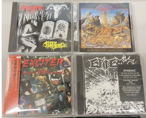 メタル貴重廃盤CD 国内帯付盤、DEATH、THRASHなど入荷！5/7（日