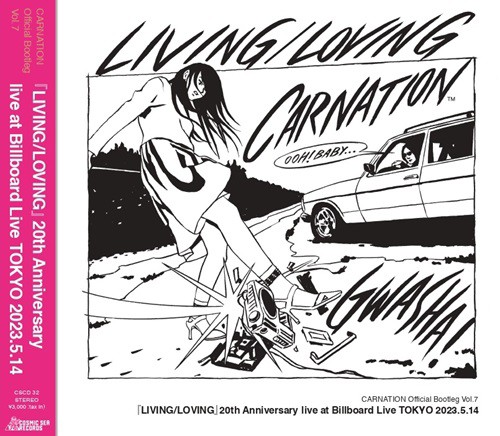 CARNATION『LIVING/LOVING』20th live at Billboard CD入荷いたしまし