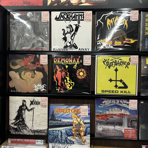 VENDETTA、KUBLAI KHAN、TANKARDなどスラッシュ・メタル中心に