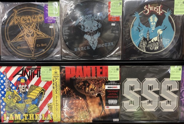 【セットB】マークス　エディシォン　ドゥ　トーキョー　廃盤　レア 中古レコード】VENOMやGHOSTのピクチャー盤、KISS国内盤などLP入荷