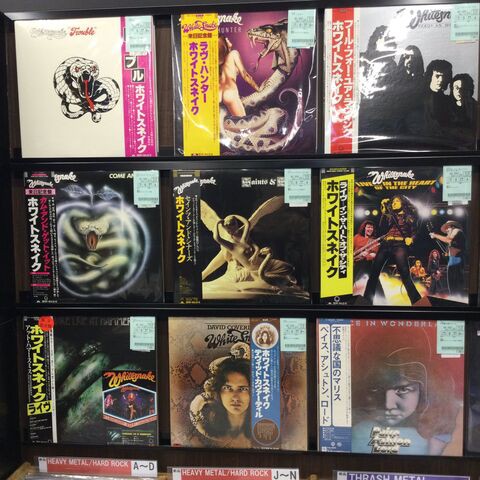 WHITESNAKE、DIO、DEEP PURPLE、KROKUSなど国内盤レコードが入荷しま