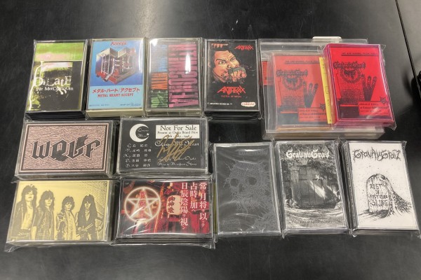 CONCERTO MOON、WOLF、陰陽座の希少デモテープや、ACCEPT、ANTHRAX
