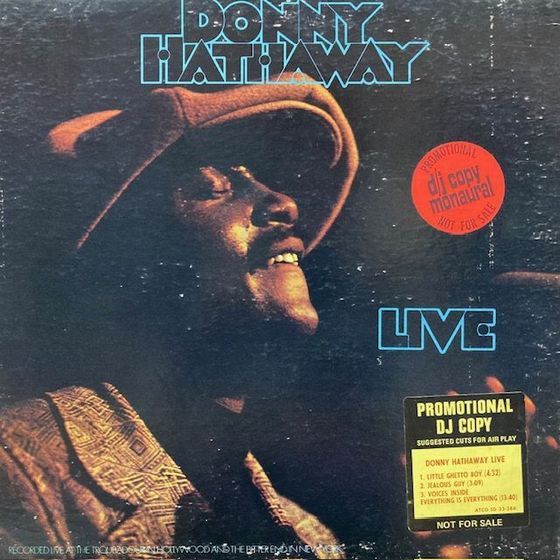 ◎6/4(火) DONNY HATHAWAY「LIVE」PROMO MONO盤 ＆ ARETHA