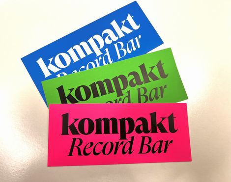 KOMPAKT RECORD BAR】韓国の人気のミュージックバーのアパレル/グッズ