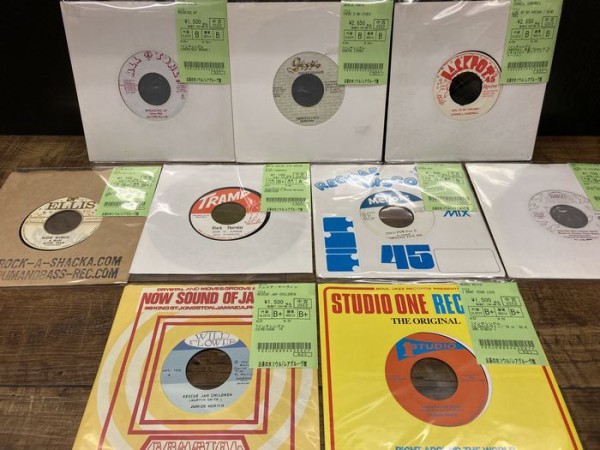 ◎2/18(土) REGGAE・日本人レゲエ 廃盤＆新着 中古7INCH 100枚