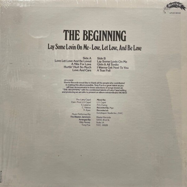 ◎11/3(月・祝) TONY FOX / THE BEGINNING ピンポイント放出