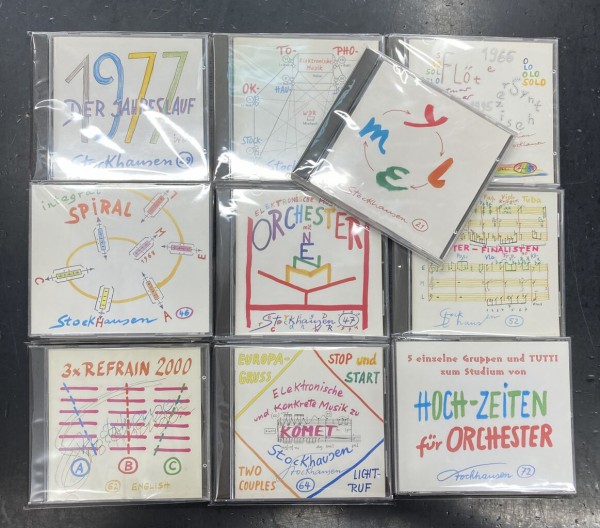 本人サイン付き　Stockhausen シュトックハウゼン　CD 7/26(日)【中古CD】シュトックハウゼン 稀少規格 まとめて入荷