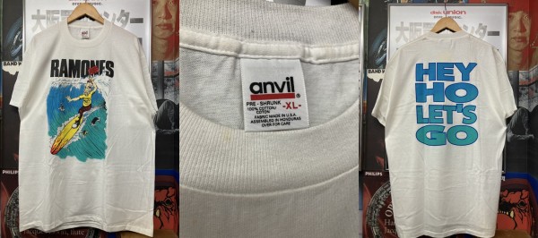 RAMONES 1996年解散ツアーTシャツ入荷！ : CD・レコード 販売