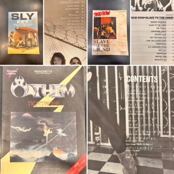 SLY バンドスコア【希少】 SKID ROW/ANTHEM/SLY】!稀少バンドスコア3点入荷! : CD・レコード 販売
