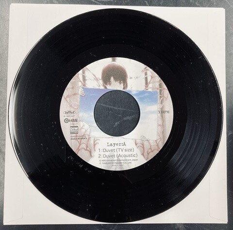 中古J-POP/レコード】serial experiments lainのOP楽曲Duvetの7