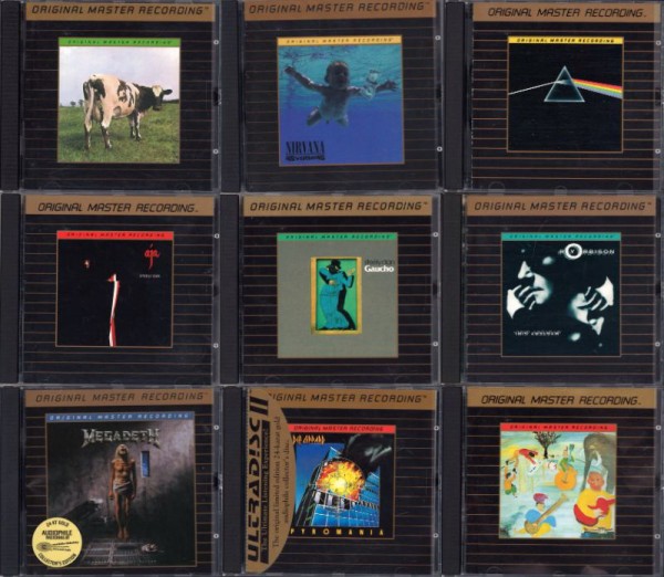 名盤シリーズ　モービル・フィデリティ社製 高音質24KT GOLD CD Mobile Fidelity Sound Lab 24K Gold Disc