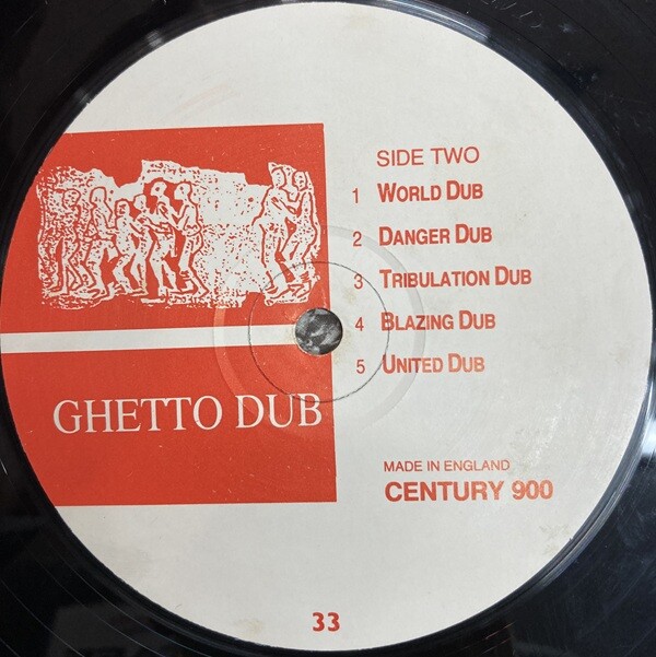 中古レコード/レゲエ】レゲエDUB BIM SHERMAN 『GHETTO DUB』UK盤､入荷