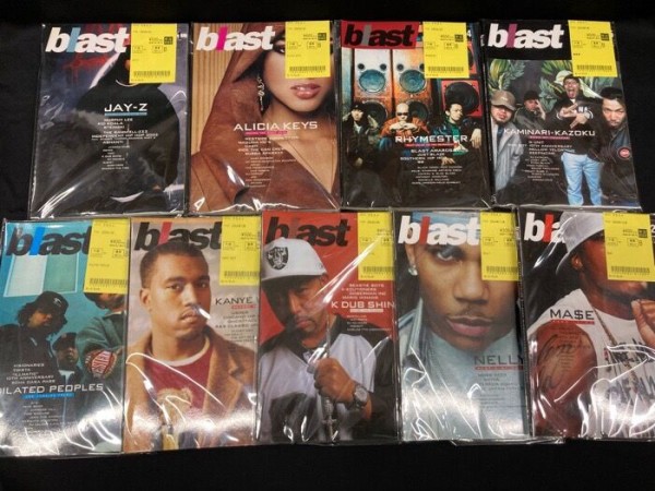 オンライン出品開始しました→11/18 (火) ヒップホップ専門誌｢blast