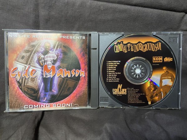 GANGSTA RAP 「CRIMINAL E & UNDERGROUND SAM / N G'S WE TRUST - WHO