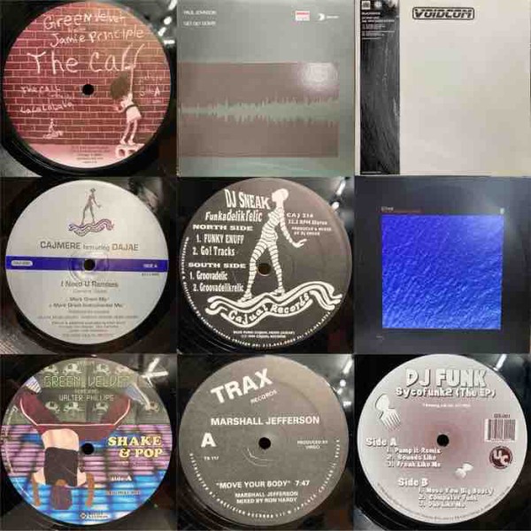 DETROIT CHICAGO TECHNO/HOUSE USED VINYL 約120枚一挙入荷