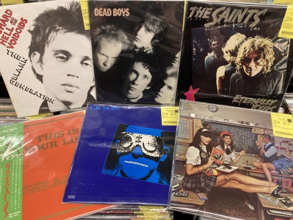 9/20(日)PUNK中古レコード新入荷情報】70'S PUNK～POWER POPの定番人気