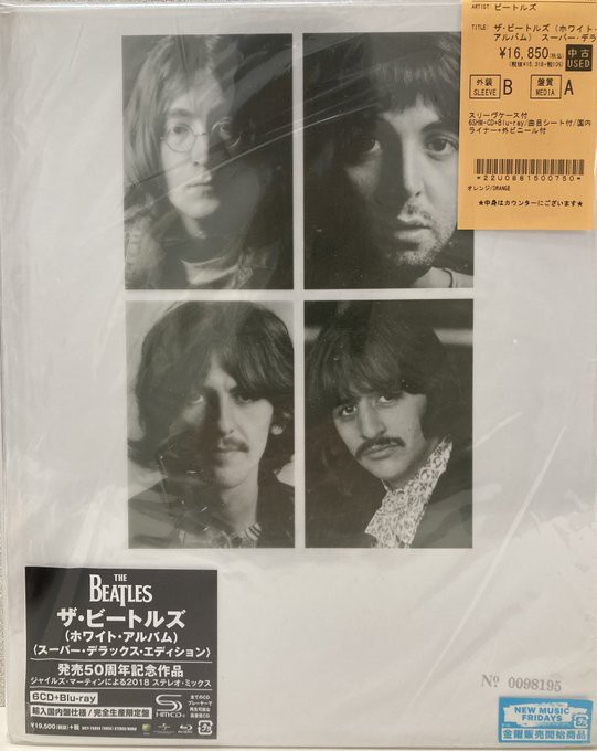 8/11(月) ROCK/POPS中古CD新入荷情報】ビートルズ50周年大型BOX