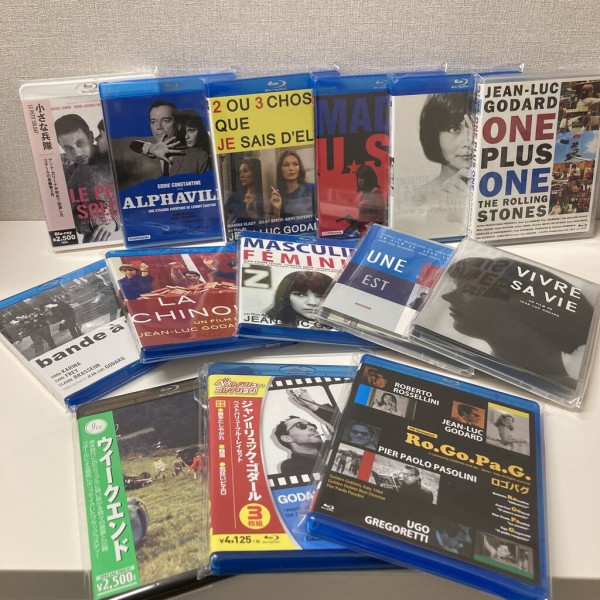 7/12(土) 中古DVD/BLU-RAY新入荷情報】ゴダール映画大量入荷！！ほぼ全