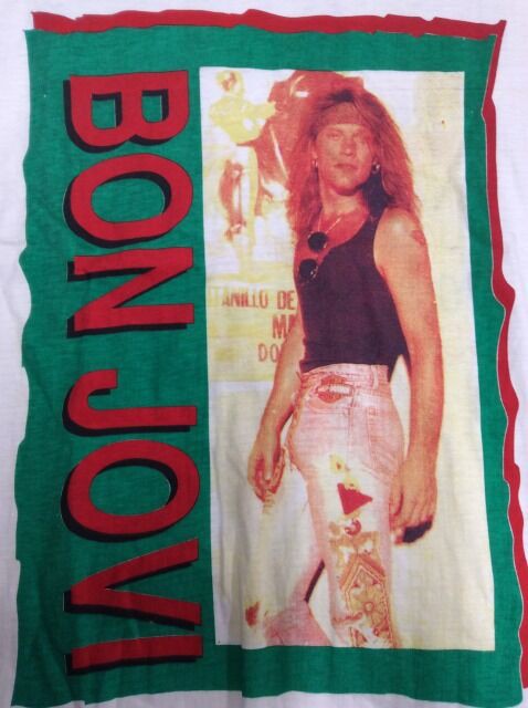 BON JOVI JAPAN TOUR FINAL '90-'91 Tシャツ L BON JOVI JAPAN TOUR FINAL '90-'91 Tシャツ L