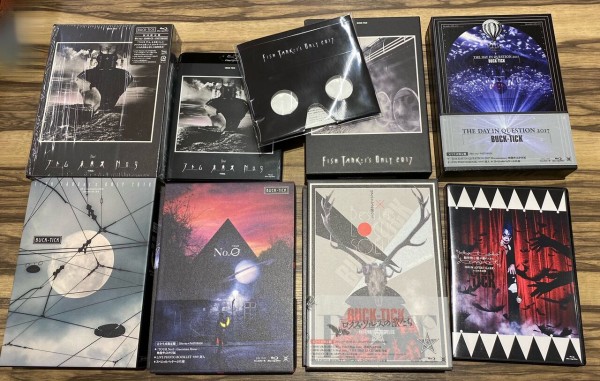 10月9日(月) BUCK-TICK 映像作品(中古Blu-ray中心)、まとまって