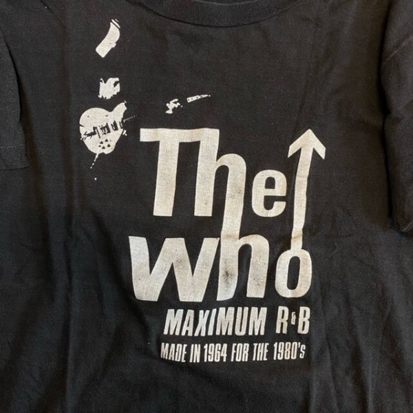 THE WHO 再結成時 Tシャツ 1982 Vintage The Who Final Concert 1982 Farewell Tour T