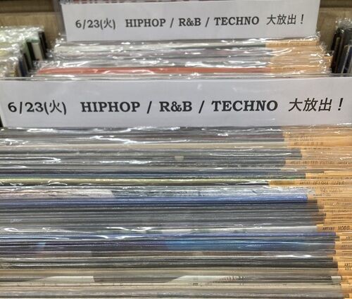 6/23(火) HIPHOP / R&B / TECHNO 中古レコード入荷情報！！ : ディスク