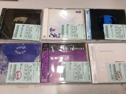 10/3(月)日本のアングラ・ロックのCDが約100枚新入荷