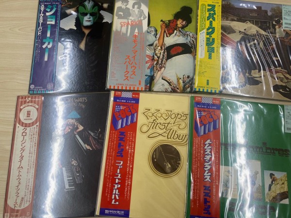 6/8(土)ロックを中心に国内盤中古レコード100枚入荷致しましたっ